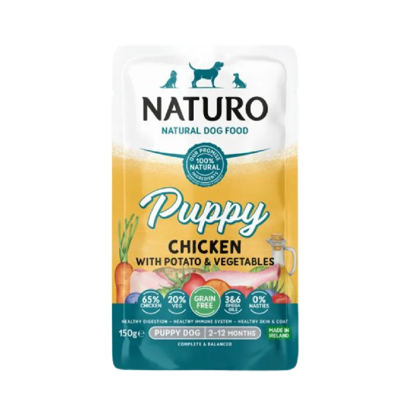 - Pet educational toy recommendationsNaturo Puppy Grain Free Chicken, Potato & Veg Pouch