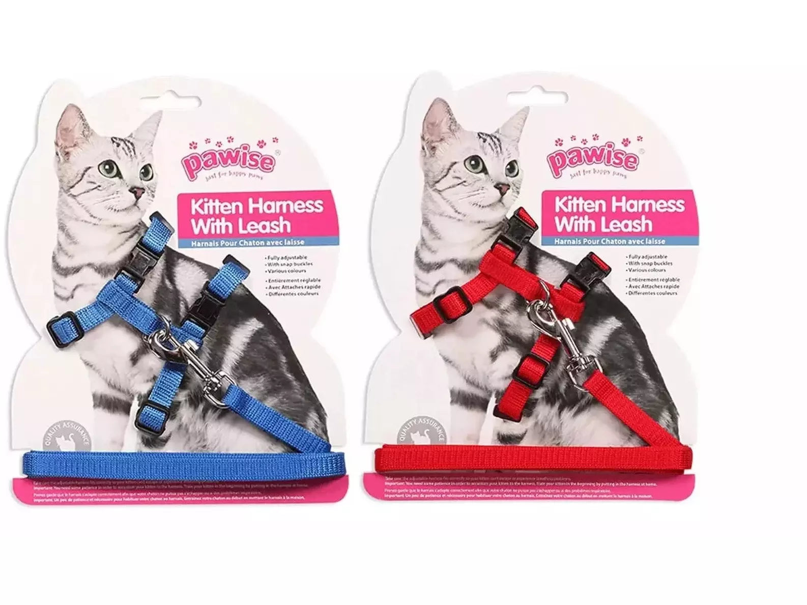 - Cat anti-jump window safety netPAWISE Kitten Harness (19-32/27-47cm) W/1.2 Leash- M