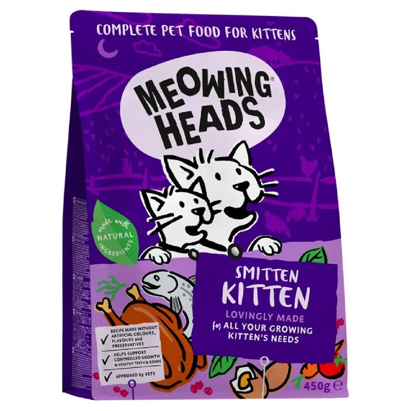 - High protein dog foodMeowing Heads Smitten Kitten 450g