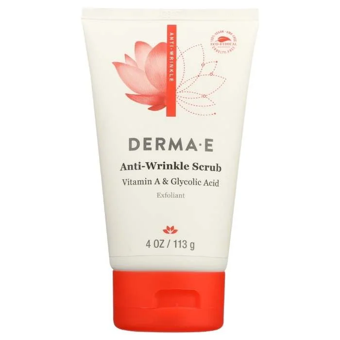 ---DERMA E - Anti-Wrinkle Facial Scrub, 4oz