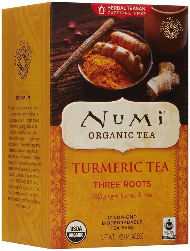 - Rabbit grass rack to prevent waste food boxNumi Organic Tea Turmeric Three Roots - 12 CT
 | Pack of 6