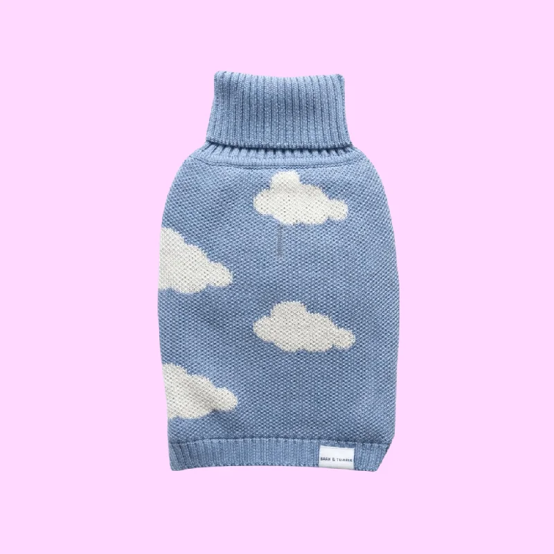 - Car dog seat beltNever Stop Dreaming Dog Knit Jumper Baby Blue