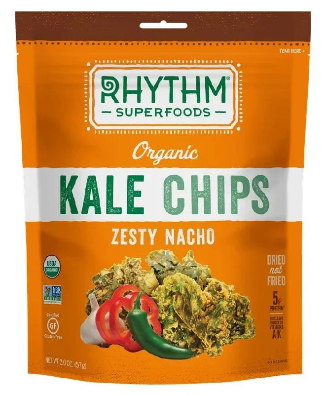 - Organic cotton dog bibsRhythm Superfoods Zesty Nacho Kale Chips, 2 oz
 | Pack of 12