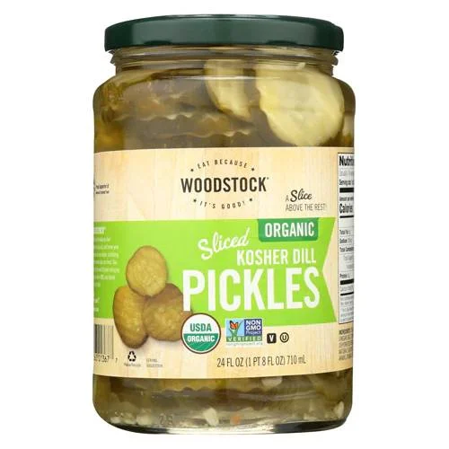 - Dog disposable foam shower gelWoodstock Organic Kosher Sliced Dill Pickles 24 Fl Oz
 | Pack of 6