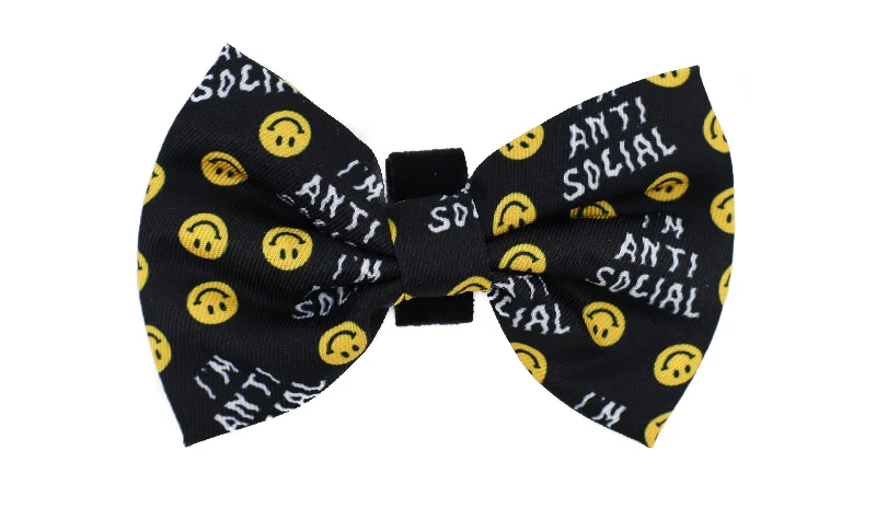 - Custom pet birthday cakeI'm Anti Social: Bow Tie