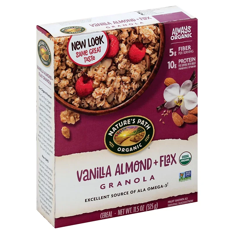 - Natural latex pet mattressNature's Path Organic Granola Cereal Vanilla Almond + Flax 11.5 Oz
 | Pack of 12