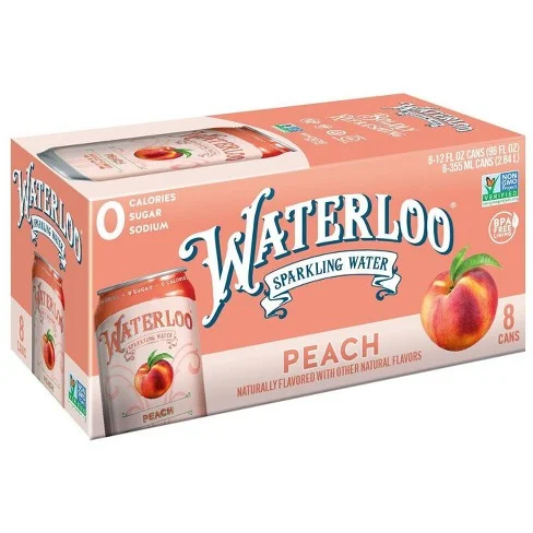 - Foldable and portable cat bagWaterloo Peach Sparkling Water - 8pk/12 Fl Oz
 | Pack of 3