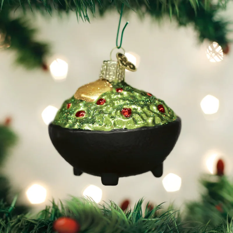  -Splash-proof food bowl AND Anti-choking slow food bowlGuacamole Ornament