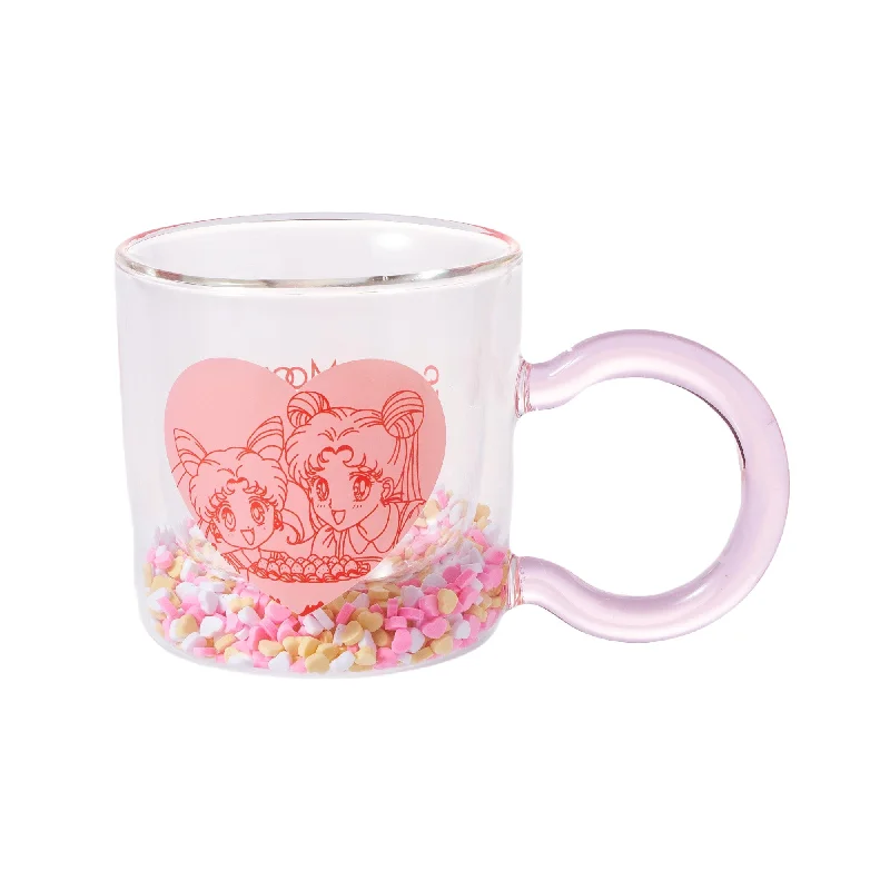 ---Sailor Moon Confetti Glass Featuring Usagi & Chibiusa