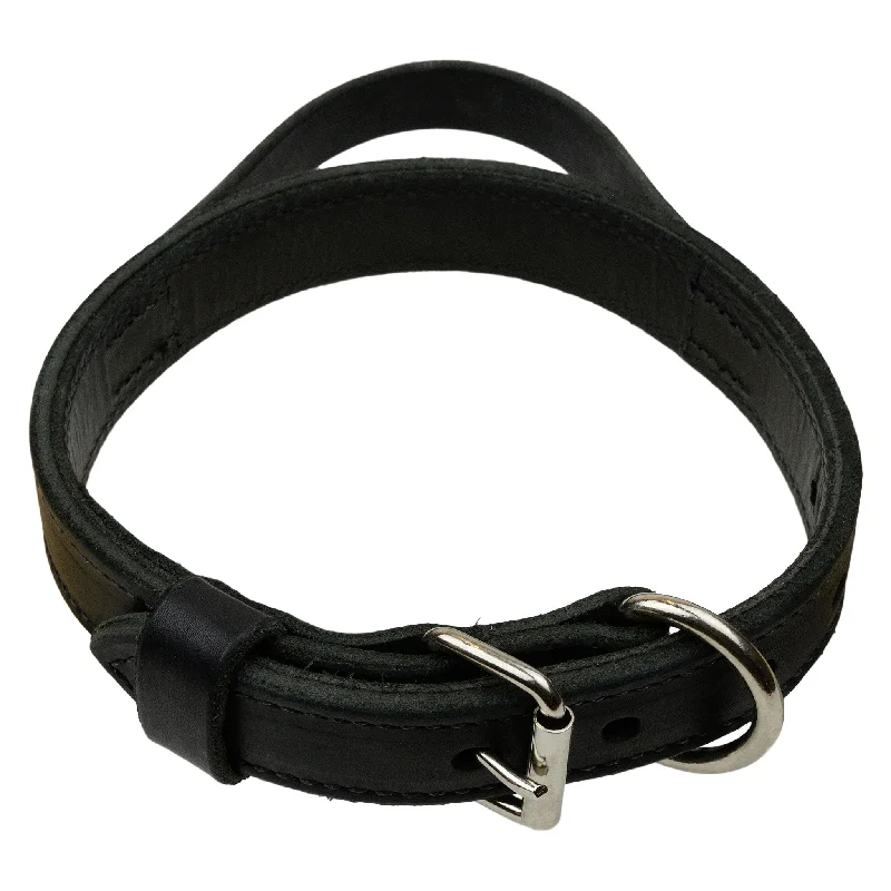 - Cat stress soothing sprayHeavy Leather Dog Collar With Handle - 1.25" Wide