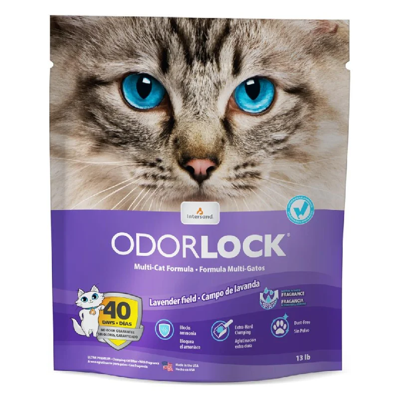 - Foldable and portable cat bagIntersand America OdorLock Lavender Cat Litter