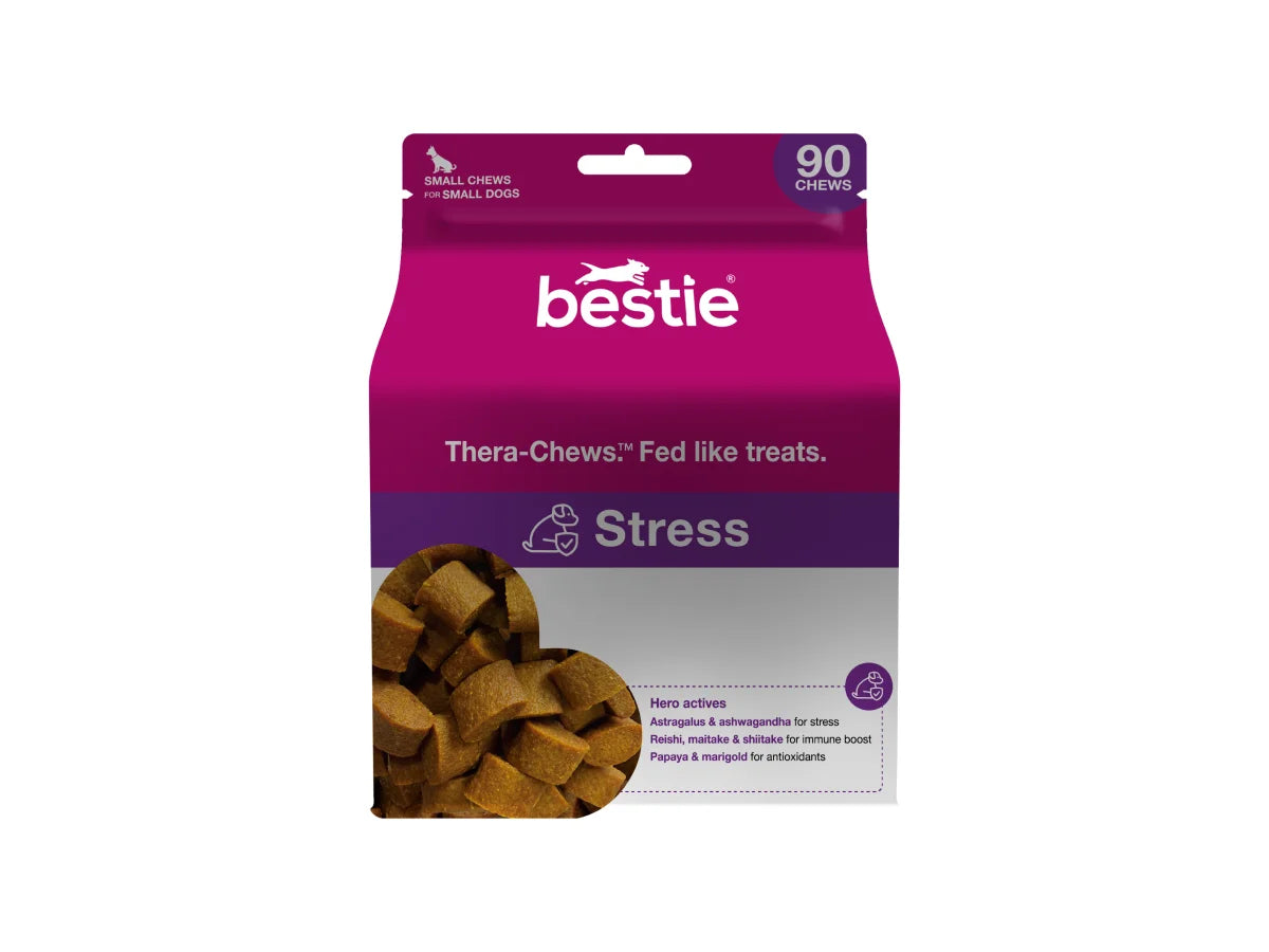 - Natural latex pet mattressBestie Stress for Dogs: Thera-Chews™️ for Immune Support