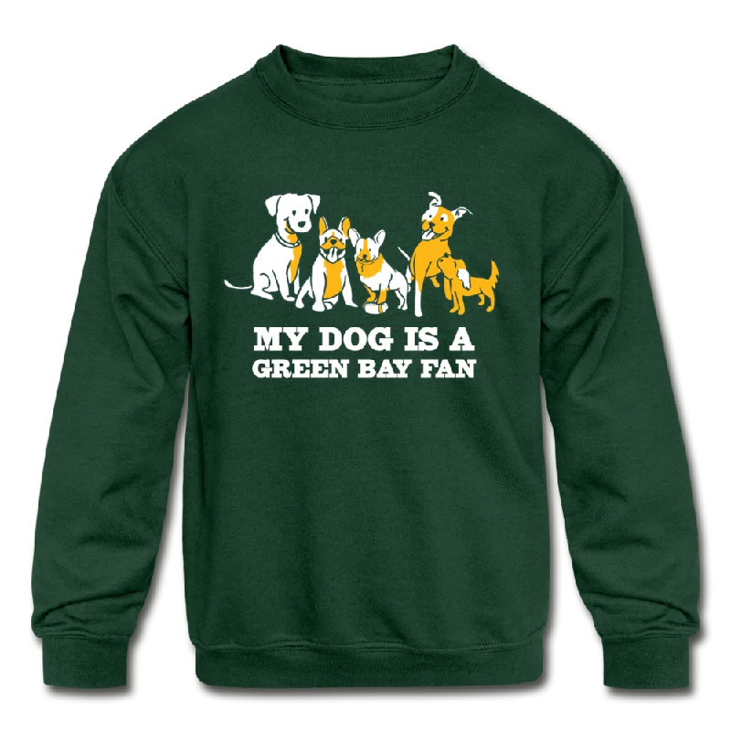 - Winter dog thick down jacketDog is a GB Fan Kids' Crewneck Sweatshirt