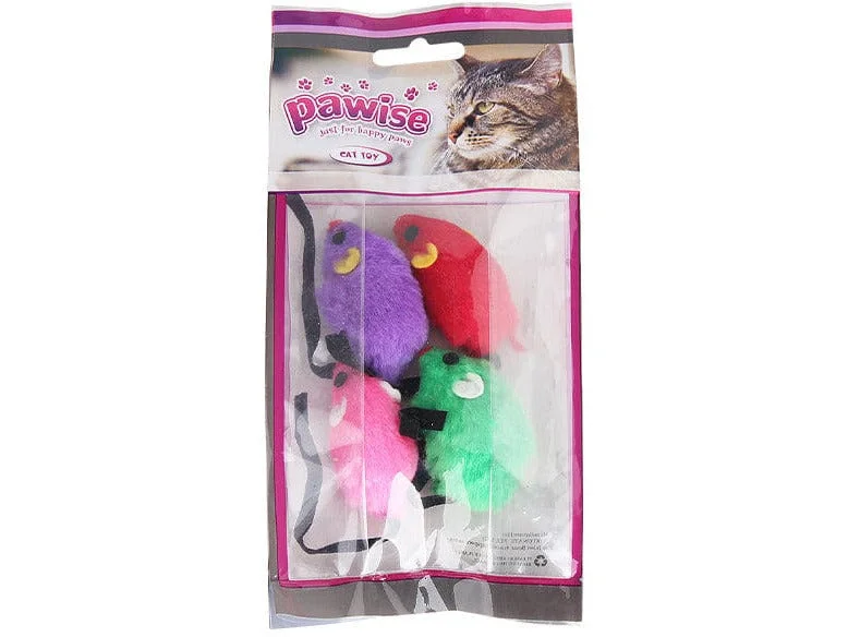 - Pet stroller can be taken on the planePAWISE  4pk cat plush toy