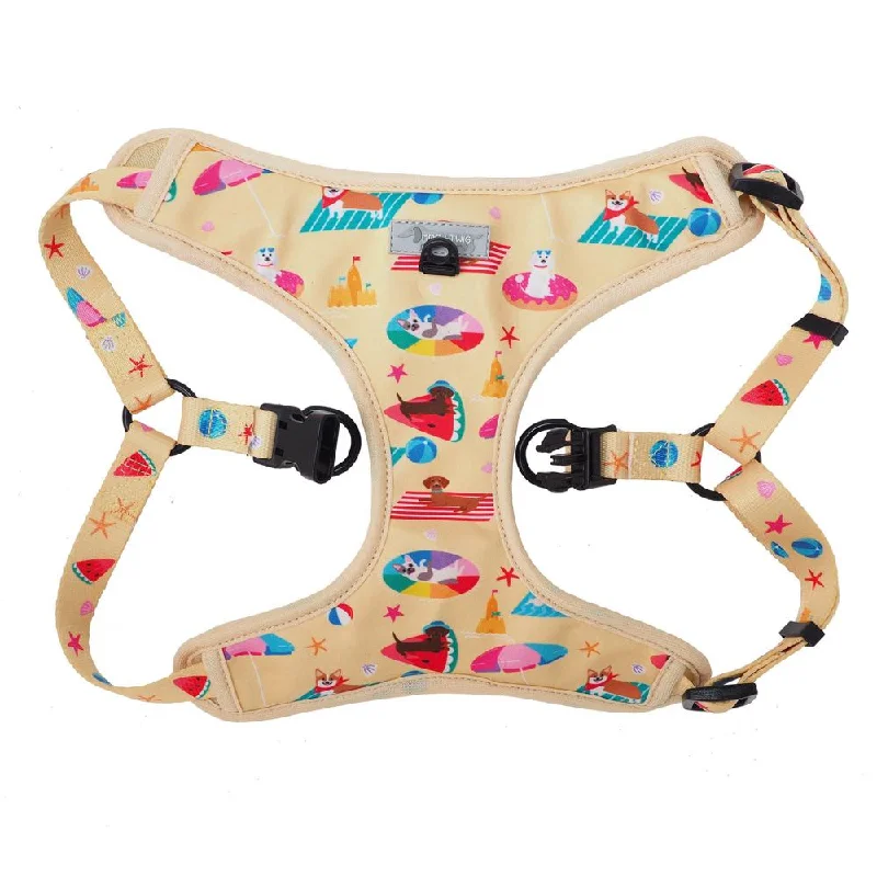 - Custom pet birthday cakeMoo+Twig Beach Bums Step-In Dog Harness