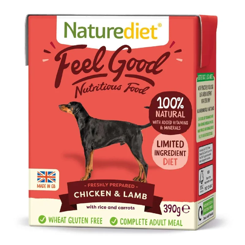 -Grain-free dog food recommendationNaturediet Feel Good Chicken & Lamb Complete Wet Dog Food 18 x 390g