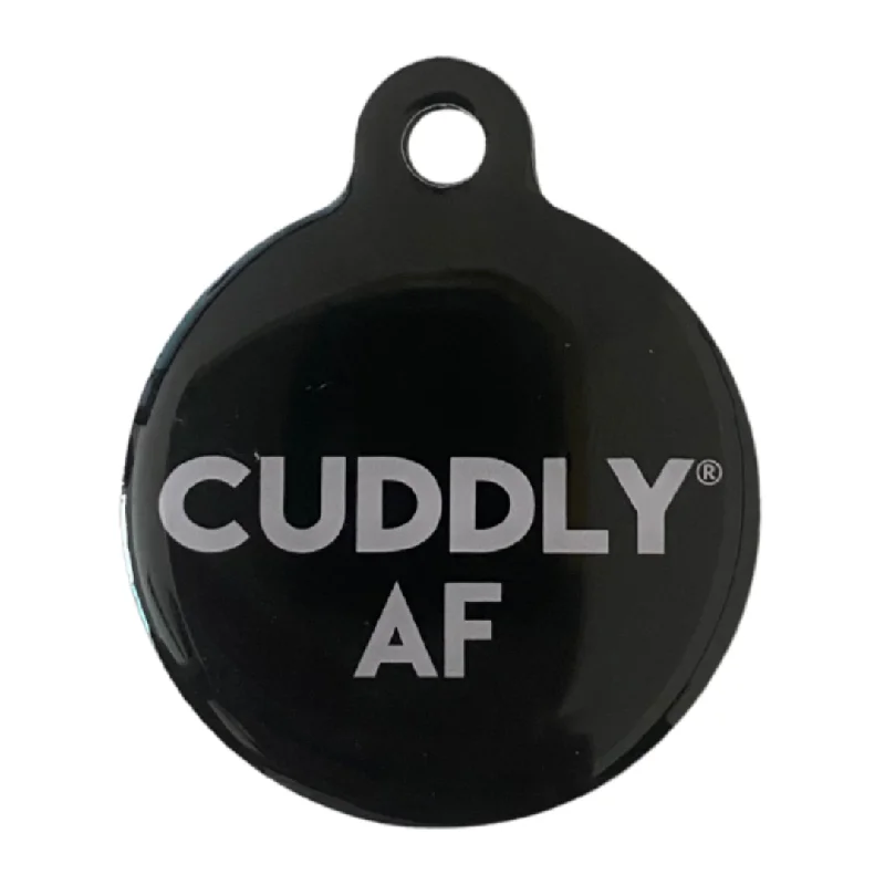 - Teething and chewing toys for puppiesCUDDLY ID Tag, Black