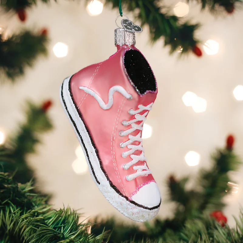 - ​​Christmas pet Christmas clothingPink High-top Sneaker