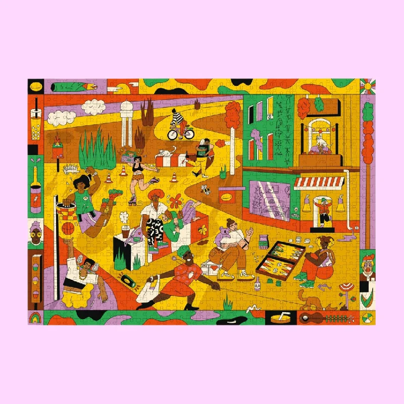 - Pet fence foldable indoor»Let’s Cheer, We’re Queer« von El Boum Puzzle