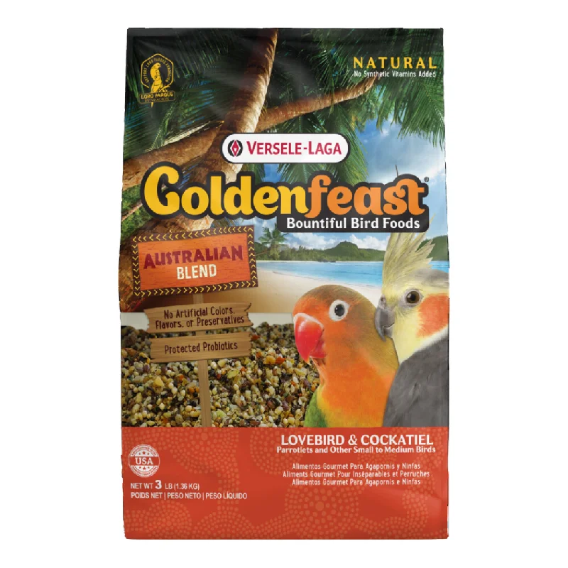 - Remote interactive pet feederGoldenfeast Australian Blend Bird Food