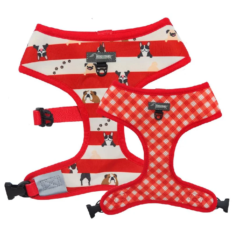 ---Moo+Twig Peek A Crew Reversible Dog Harness