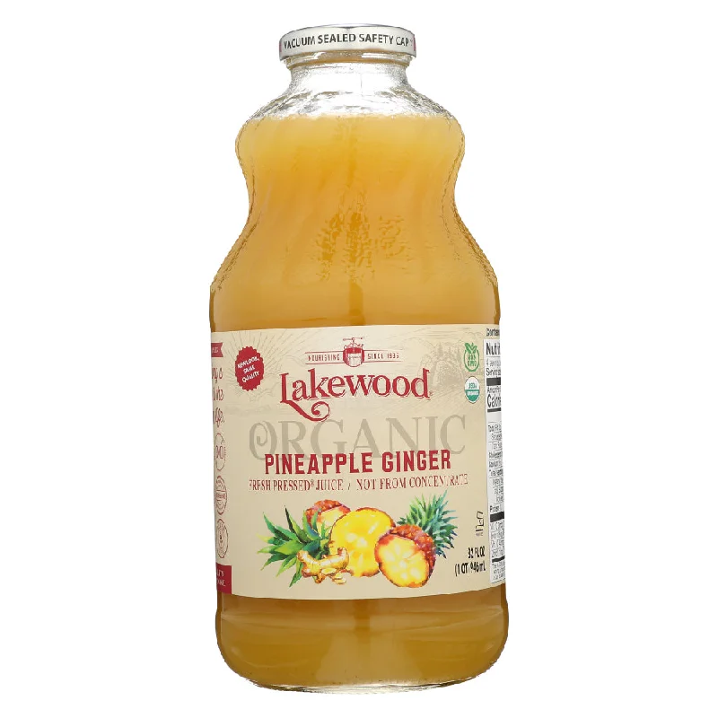 - Air box TSA certified check-inLakewood Pineapple Ginger Juice, 32 Oz
 | Pack of 6