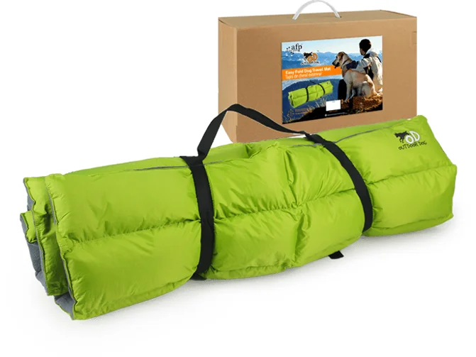 - Climbing pet constant temperature heating padAFP Outdoor - Easy Fold Dog Travel Mat Green