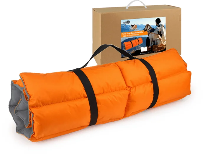 - Dog heart rate monitoring collarAFP Outdoor - Easy Fold Dog Travel Mat Orange