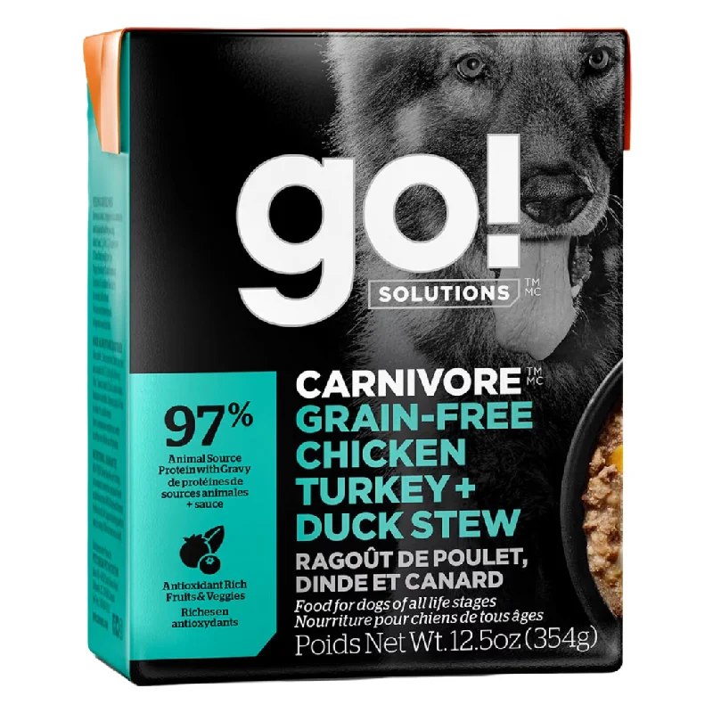  -Explosion-proof leash FOR LARGE dogsPetcurean Go! Carnivore Grain Free Chicken, Turkey, & Duck Stew Wet Dog Food