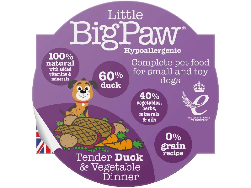 - ​​Pet toys under    yuanTender Duck & Vegetable Dinner 85g /Little BigPaw