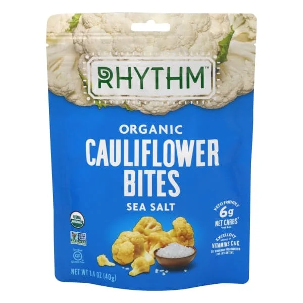 ---Rhythm Superozods Organic Cauliower Bites Sea Salt 1.4 oz

 | Pack of 8