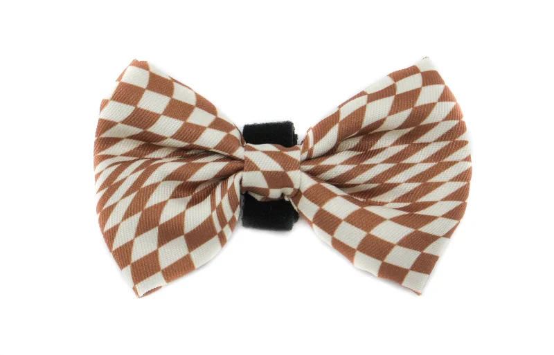  -Explosion-proof leash FOR LARGE dogsBrown Check Check: Bow Tie