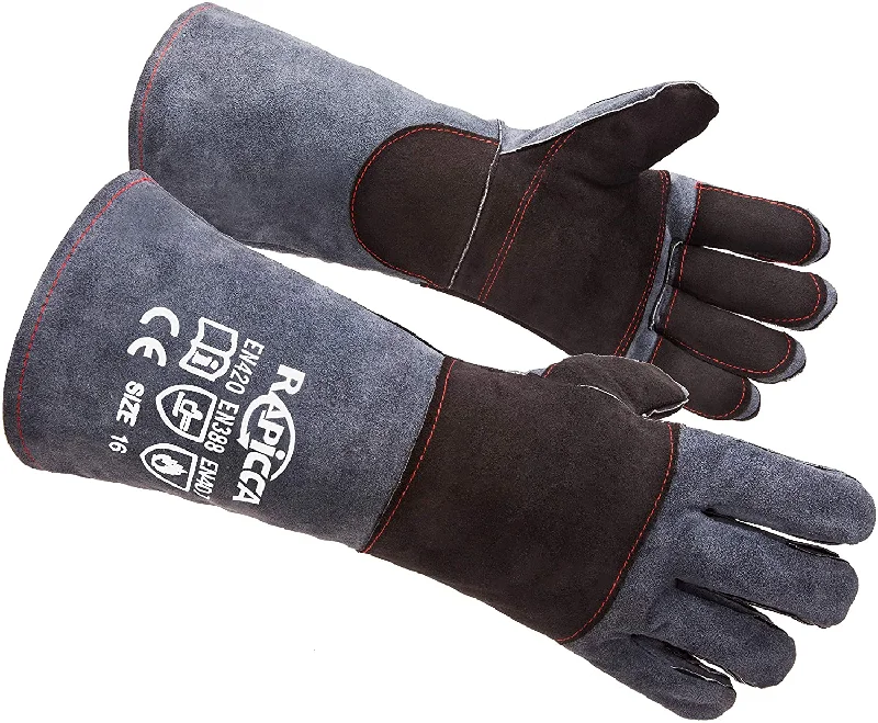  -Non-contact cat thermometerRAPICCA Animal Handling Gloves Bite Proof Kevlar Reinforced Leather Padding Dog,Cat Scratch,Bird Handling Falcon Gloves Grabbing,Reptile Squirrel Snake Bite 16in Grey-Black