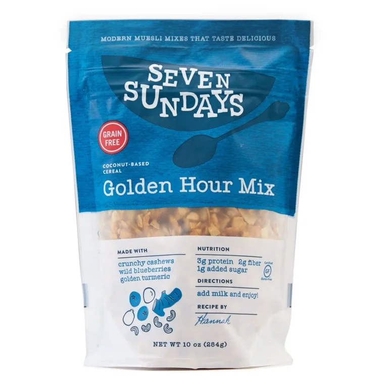  -Splash-proof food bowl AND Anti-choking slow food bowlSeven Sundays Muesli Gluten Free Golden Hour Mix, 10 oz
 | Pack of 6