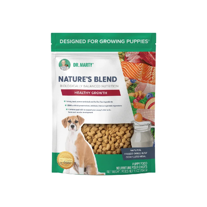 - Organic cotton dog bibsDr. Marty Nature's Blend Healthy Growth Puppy Food