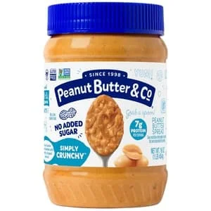  -Splash-proof food bowl AND Anti-choking slow food bowlPeanut Butter & Co. Peanut Butter Spread, Simply Crunchy, 16 oz
 | Pack of 6