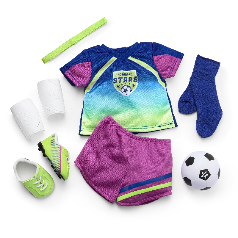 - Remote interactive pet feederGame Day Soccer Uniform for 18-inch Dolls