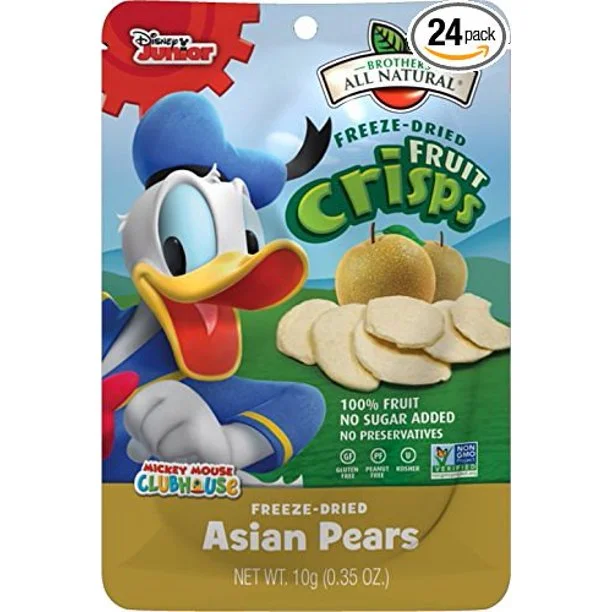  -Anti-slip claw protection raincoat FOR dogsBrothers All Natural - Donald Duck Crisps, Pear, 0.35 oz | Pack of 12