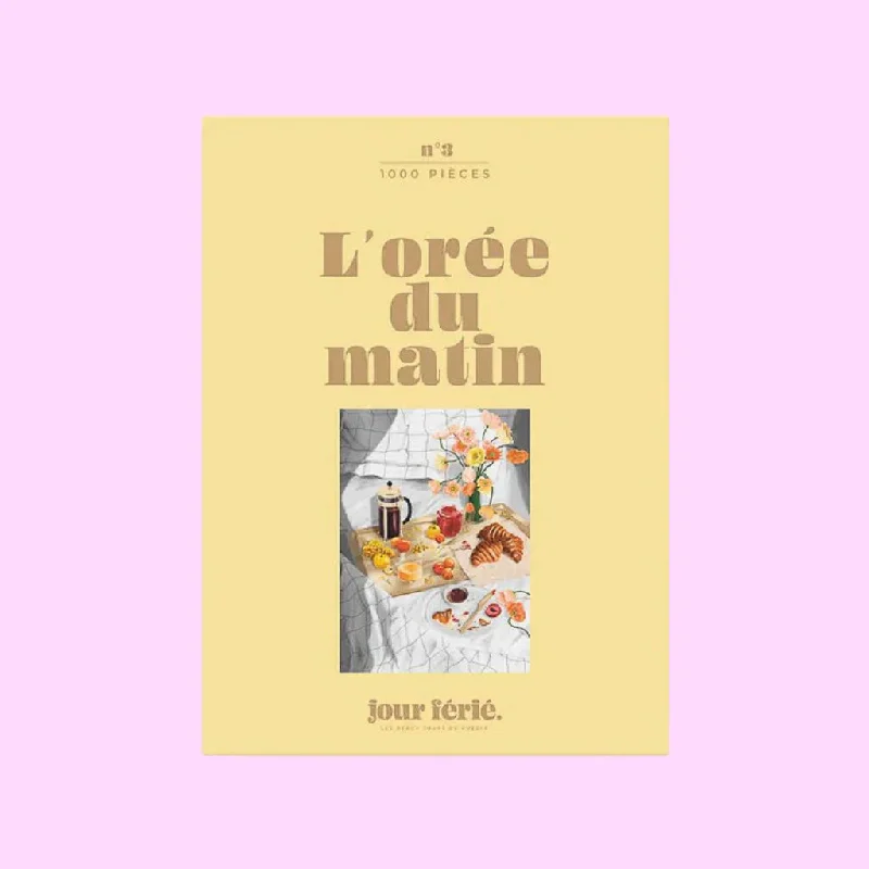 - Foldable and portable cat bag"L'orée du matin" Puzzle