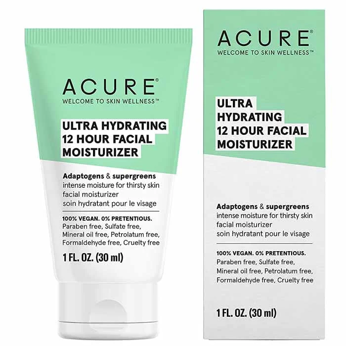 ---Acure - Ultra Hydrating 12 Hour Facial Moisturizer, 1 fl oz