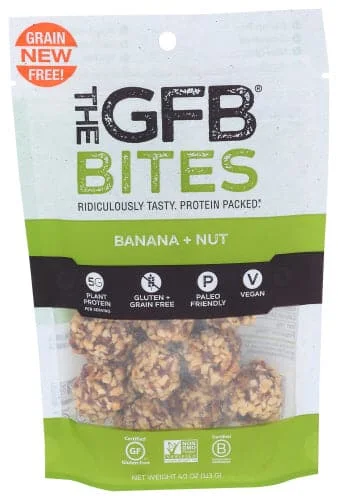  -Splash-proof food bowl AND Anti-choking slow food bowlThe Gluten Free Bar - Gluten Free Bites Banana + Nut-4 Oz

 | Pack of 6