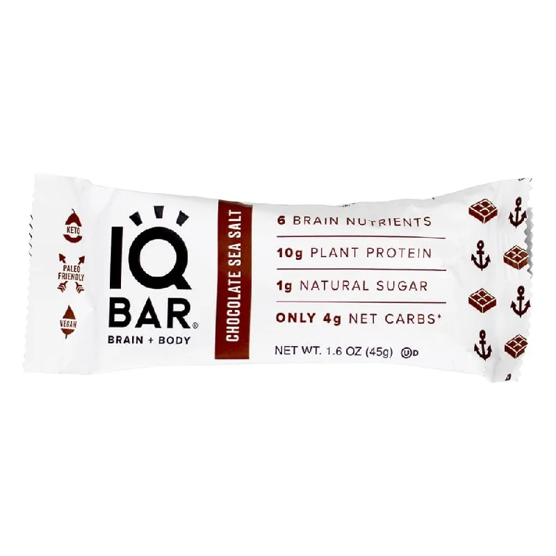 - Pet diabetes prescription foodIQ Bar - Brain Body Bar Chocolate Sea Salt 1.6 Oz. | Pack of 12