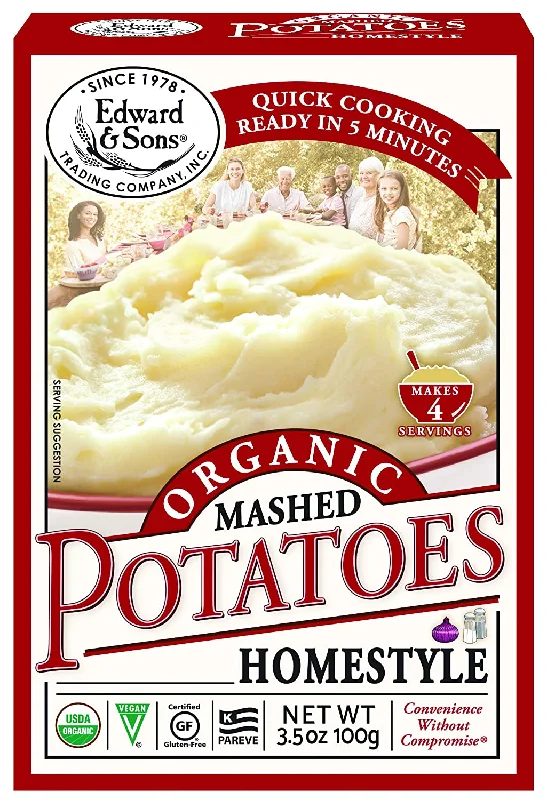 - Organic cotton dog bibsEdward & Sons Organic Mashed Potatoes Home Style, 3.5 oz
 | Pack of 6