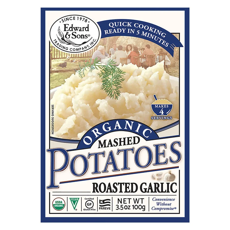 - Teething and chewing toys for puppiesEdward & Sons Organic Mashed Potatoes Roasted Garlic, 3.5 oz

 | Pack of 6