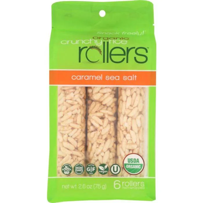 Pet ProductsBamboo Lane - Organic Crunchy Rice Rollers Caramel Sea Salt, 2.6 oz | Pack of 8