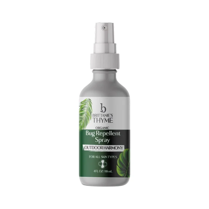 - ​​Christmas pet Christmas clothingBrittanie's Thyme - Organic Bug Repellent Spray (Aluminum Bottle), 4 fl oz