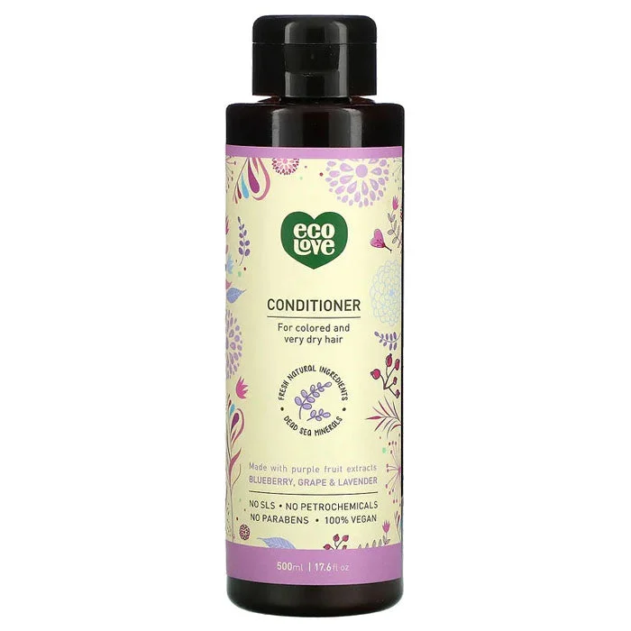 ---ecoLove - Purple Fruit Conditioner For Colored & Dry Hair, 17.6 fl oz