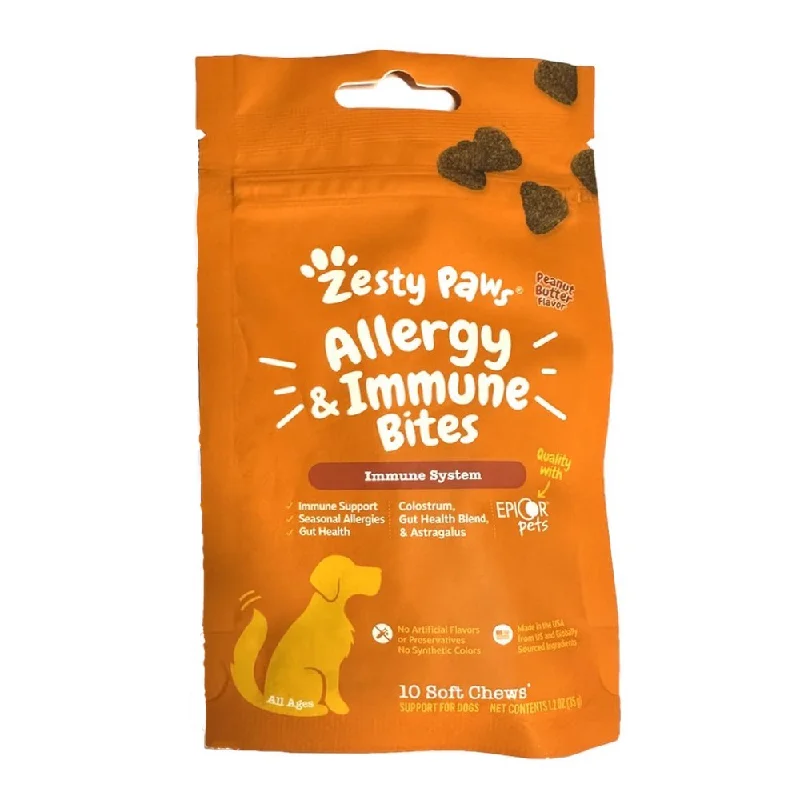 - Climbing pet constant temperature heating padTRIAL SPECIAL 50% OFF (1 per order): Zesty Paws Aller-Immune Bites Peanut Butter Dog Supplement Trial Pack 10 chews