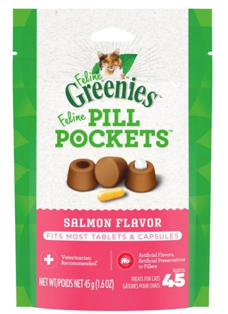 - Elderly dog ​​joint care mattressGreenies Feline Salmon Pill Pockets