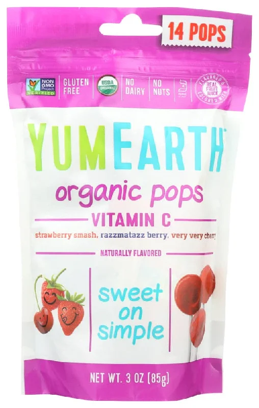 - ​​Christmas pet Christmas clothingYum Earth Organic Vitamin C Pops Assorted 3 Oz
 | Pack of 6